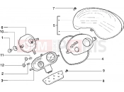 PIAGGIO Headlamp-Fairing-Meter combination