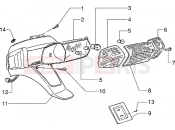 PIAGGIO Zip Fast Rider RST Rear tail lamp