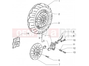 PIAGGIO Front wheel - Caliper - (Disc brake version)