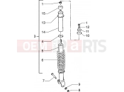 PIAGGIO Zip SP 50 old. Rear shock absorber