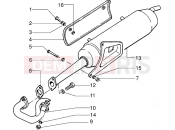 PIAGGIO Zip SP 50 old. Silencer