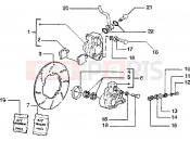 PIAGGIO Disc brake caliper