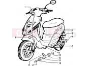 bowdenek - Piaggio Zip SP 50