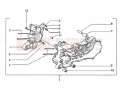 Crankcase - Piaggio Zip SP 50 H2O