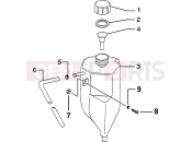 Expansion tank - Piaggio Zip SP 50 H2O