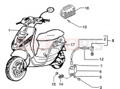 H.t. coil-Regulator - Piaggio Zip SP 50 H2O