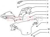 Handlebars covers - Piaggio Zip SP 50 H2O