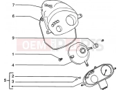 Headlamp-Fairing-Meter combination - Piaggio Zip SP 50 H2O