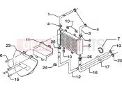 Installation de refroidissement - Piaggio Zip SP 50 H2O