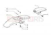 PIAGGIO BV 200 (U.S.A.) Front mudguard-rear mudguard