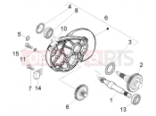 PIAGGIO Fly 150 4T Rear wheel shaft