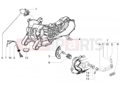 PIAGGIO Starting motor-starter lever