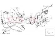 Rear electrical system - Aprilia Atlantic 125 E3 2011