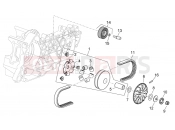 Variator assembly - Aprilia Atlantic 125 E3 2011