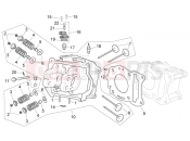 Cylinder head - Aprilia Atlantic 125 E3 2012