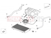 Water cooler - Aprilia Atlantic 125 E3 2012