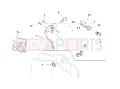 APRILIA Mojito Custom 50 2T (motor.Aprilia) Decal and Lock hardware kit