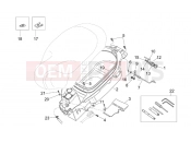 APRILIA Mojito Custom 50 2T (motor.Aprilia) Helmet compartment