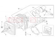 APRILIA Mojito Custom 50 2T (motor.Aprilia) Cylinder head