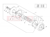APRILIA Mojito Custom 50 2T (motor.Aprilia) Clutch I