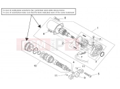 APRILIA Mojito Custom 50 2T (motor.Aprilia) Starter motor