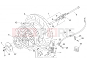APRILIA Mojito Custom 50 2T (motor.Aprilia) Front wheel