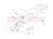 APRILIA Mojito / Habana 50 2T (motor.Aprilia) Exhaust pipe