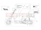APRILIA Mojito / Habana 50 2T (motor.Aprilia) Plate set and handbook