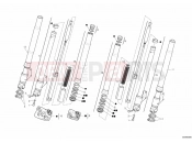 DUCATI 2008 Monster 695 FRONT FORK » FRONT SUSPENSION