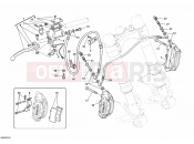DUCATI 2008 Monster 696 FRONT BRAKE SYSTEM » BRAKING SYSTEM