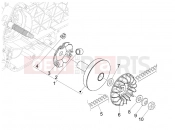 Driving pulley - Aprilia SR MAX 125 2011
