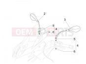 Driving mirror/s - Aprilia SR MAX 125 2013