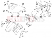 Wheel huosing - Mudguard - Aprilia SR MAX 125 2013