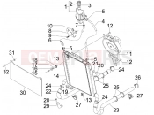 Cooling system - Aprilia SR MAX 125 2015