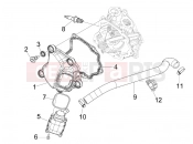 Cylinder head cover - Aprilia SR MAX 125 2015