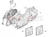 Engine, assembly - Aprilia SR MAX 125 2015