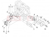 Rocking levers support unit - Aprilia SR MAX 125 2015