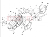 APRILIA SRV 850 Crankcase cover - Crankcase cooling