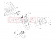 APRILIA SRV 850 Rear cover - Splash guard