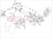 APRILIA SRV 850 hátsó teleszkóp - lengéscsillapító