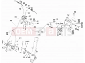 APRILIA SRV 850 Brakes pipes - Calipers (ABS)