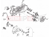 Starter assembly - Derbi Atlantis 50 2T 2007
