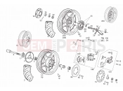 Wheels - Derbi Atlantis 50 2T 2007