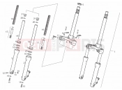 Front fork - Derbi Atlantis 50 2T 2003