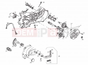 Starter assembly - Derbi Atlantis 50 2T 2003