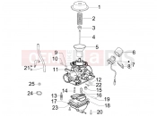 Carburetor's components - Derbi Boulevard 100 4T 2010