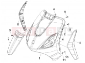 derbi Boulevard 100 4T Front shield