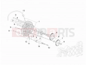 derbi Boulevard 100 4T Reduction unit