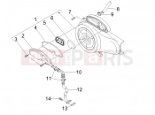 derbi Boulevard 100 4T Secondary air box