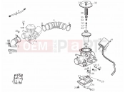 derbi Boulevard 125-150 4T Carburettor
